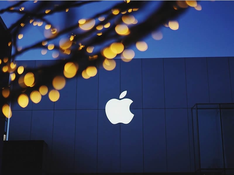 The Apple logo