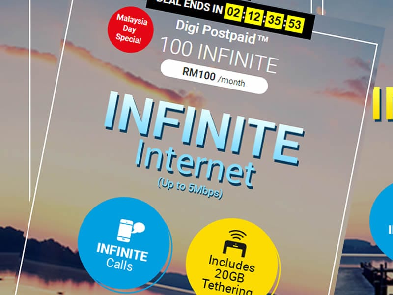 Digi Postpaid 100 Infinite poster