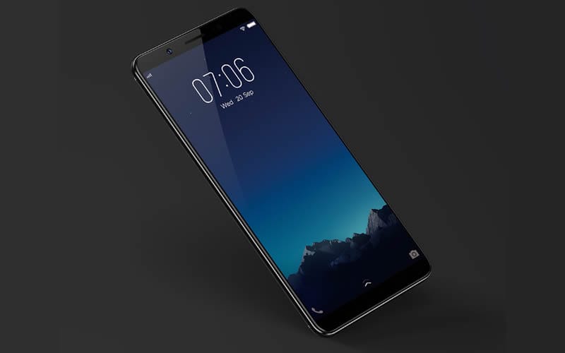 The front of the Vivo V7+