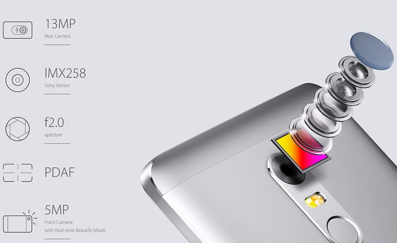 Neffos X1 camera specification