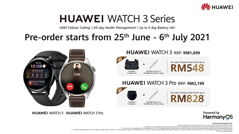 Huawei Watch 3 series malaysia promo